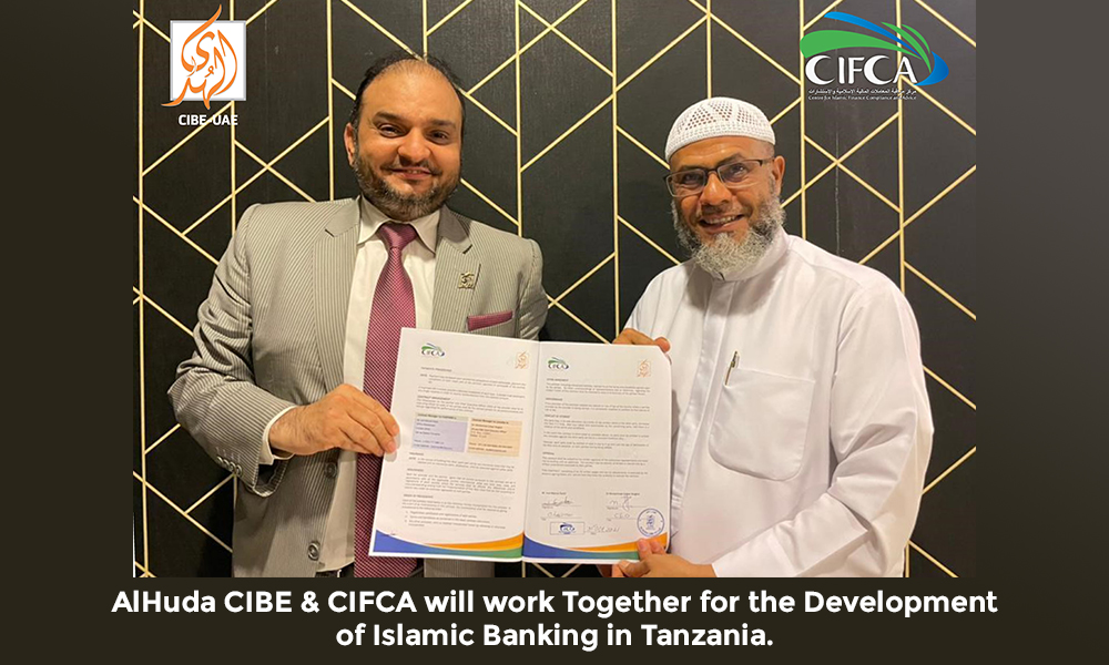 AlHuda CIBE UAE and CIFCA sign MoU in Dubai. 