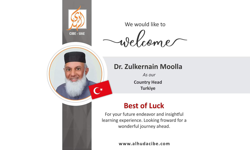 AlHuda CIBE enters Turkish market and appoints Country Head Turkiye: Zulkernain Moolla, formerly AlHuda CIBE Country Head South Africa 