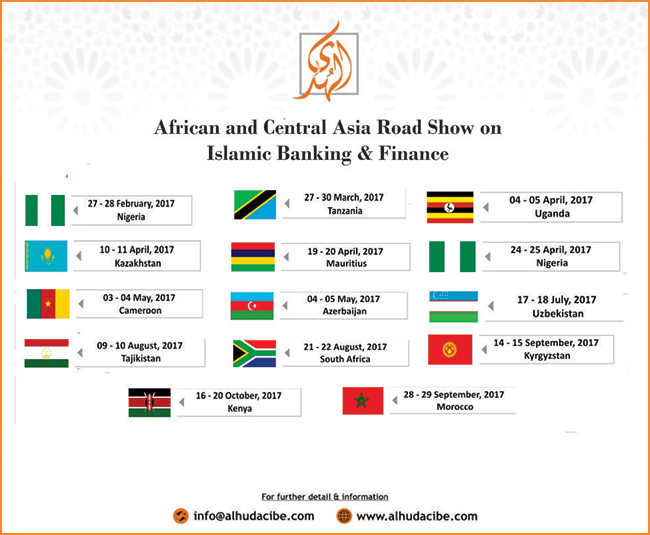 AlHuda (CIBE) vows to initiate an African & Central Asian Roadshow on Islamic Banking & Finance